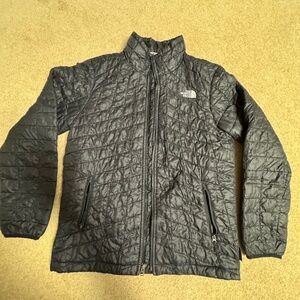 The North Face Charcoal Puffer Jacket